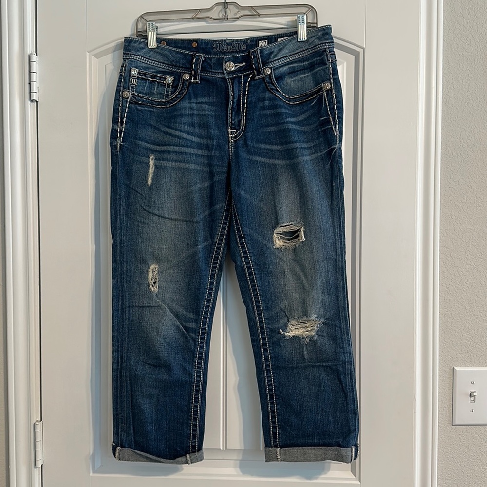 Miss Me Boyfriend Capri Jeans